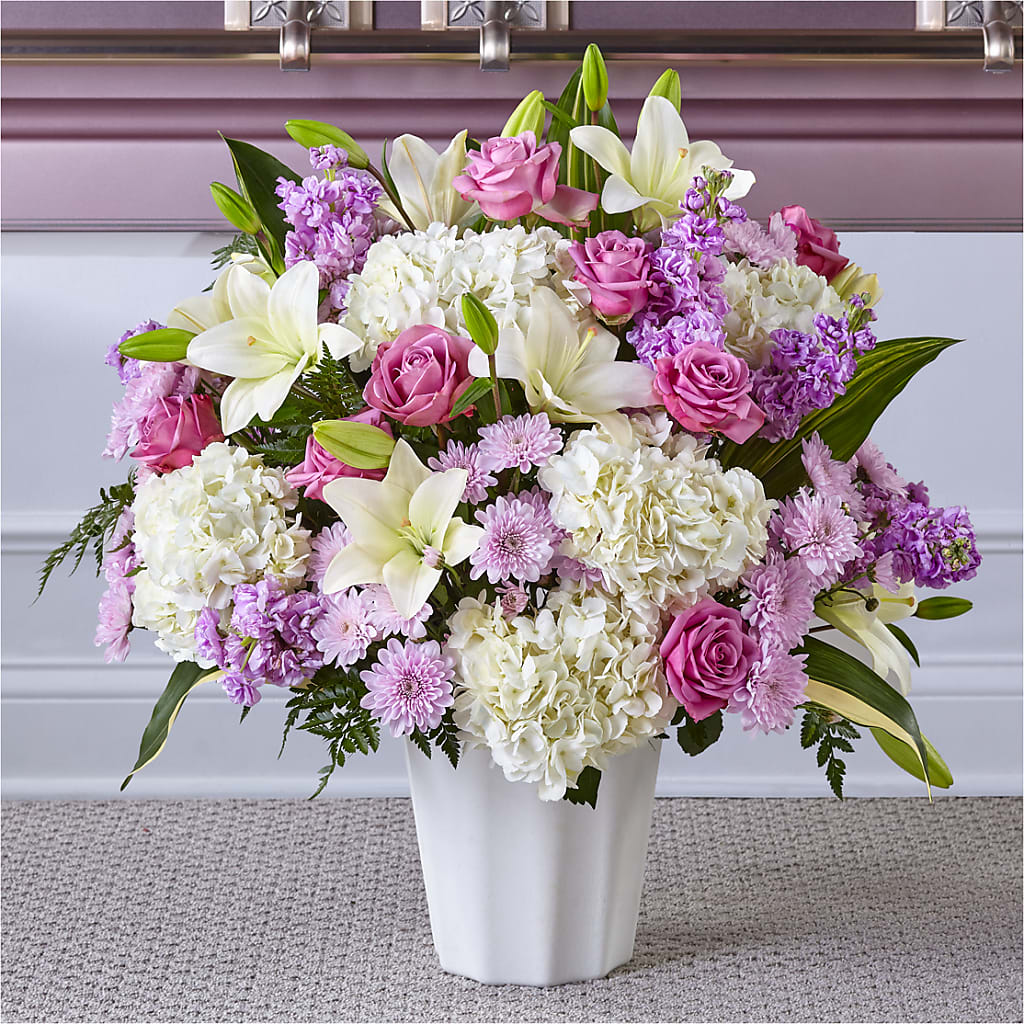 Heaven Sent Floor Basket – Prestige House Of Flowers, Biddeford ME