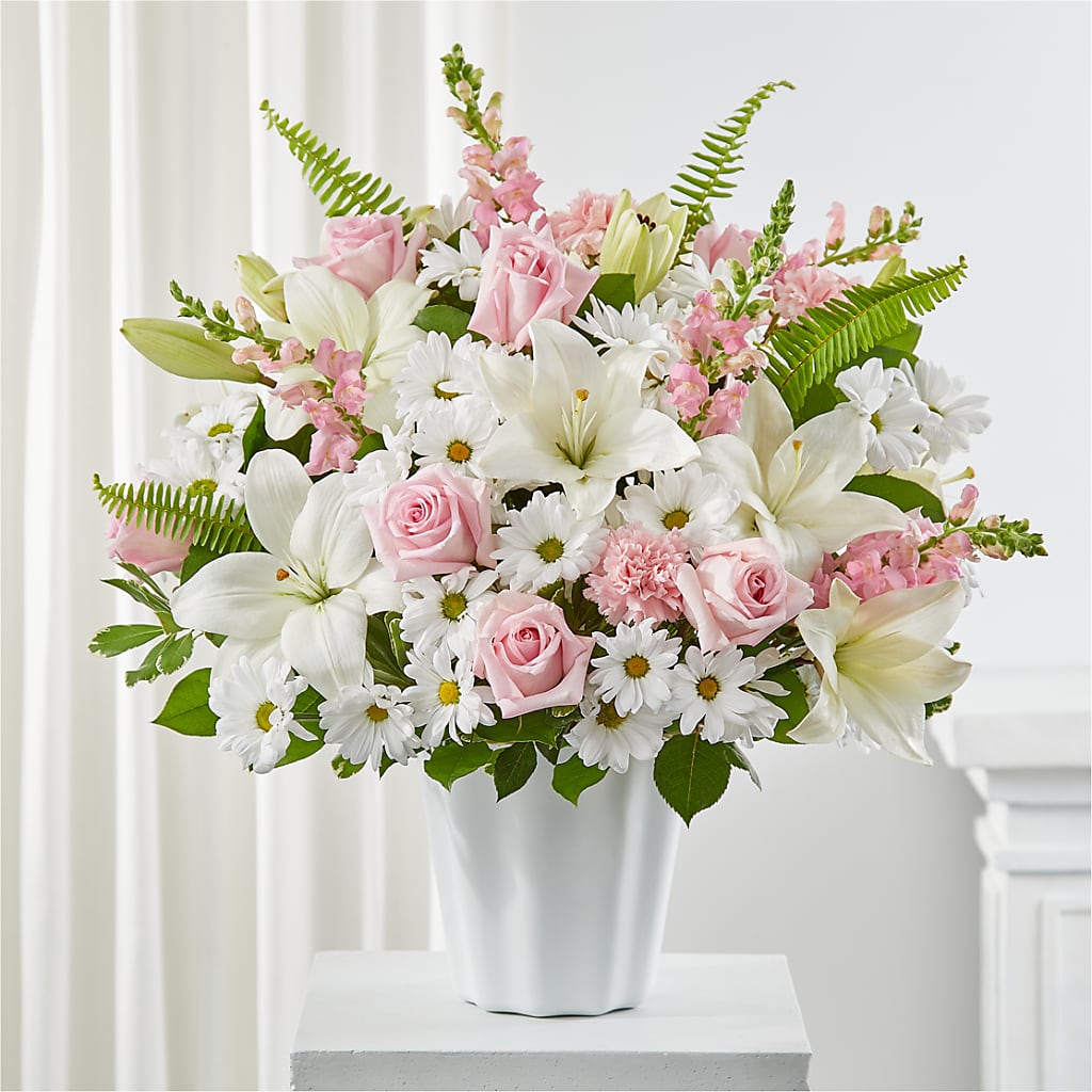 Soft Touch Tabletop Basket – Prestige House Of Flowers, Biddeford ME