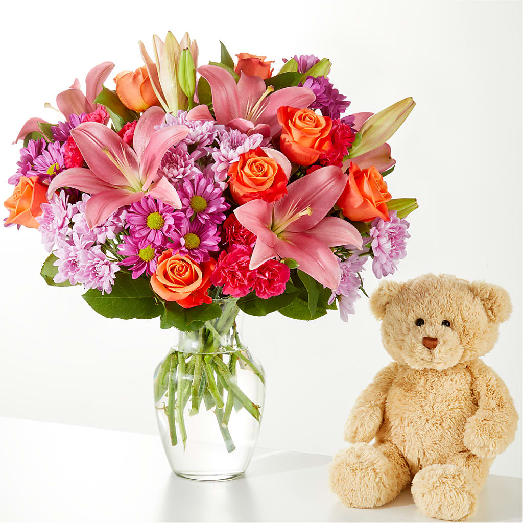 One and Only Bouquet and Bear Bundle –  Prestige House Of Flowers, Biddeford ME